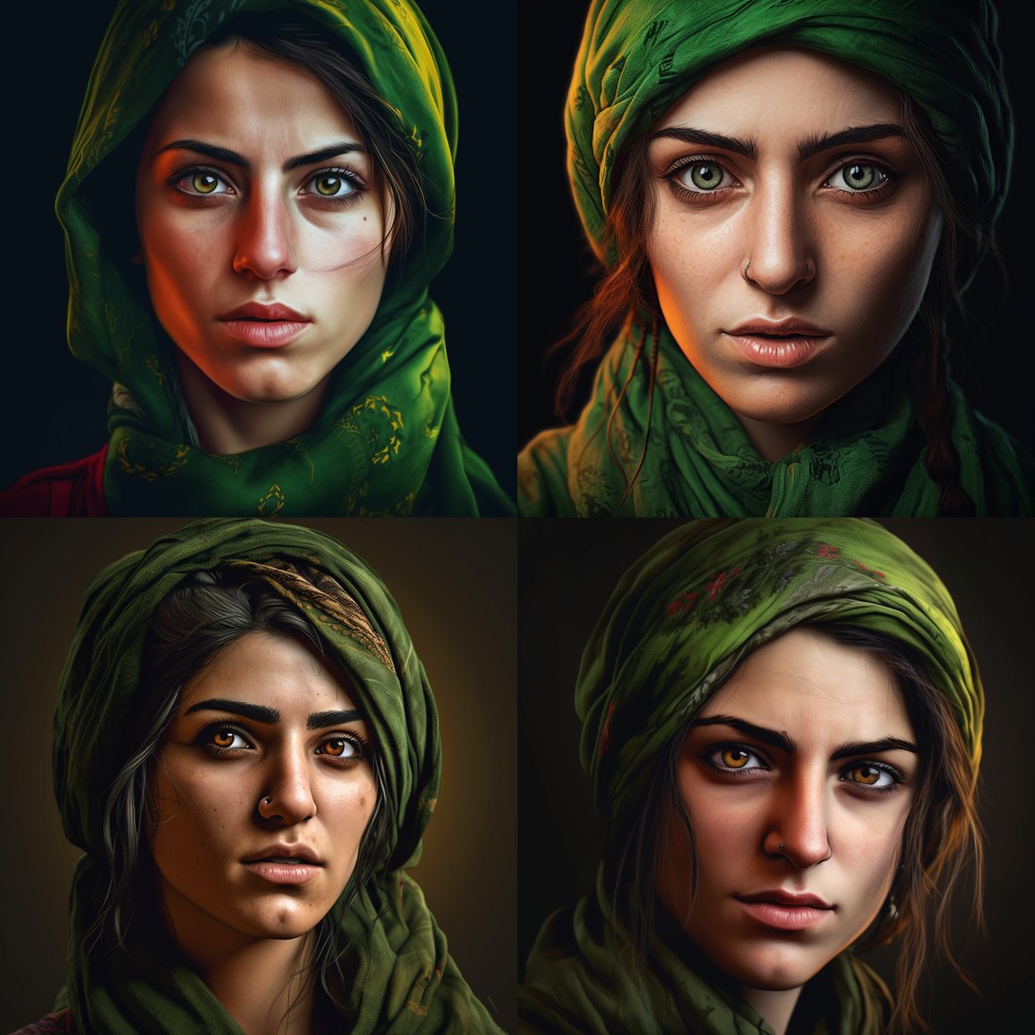 Resilient Beauty: A Kurdish Freedom Fighter's Journey