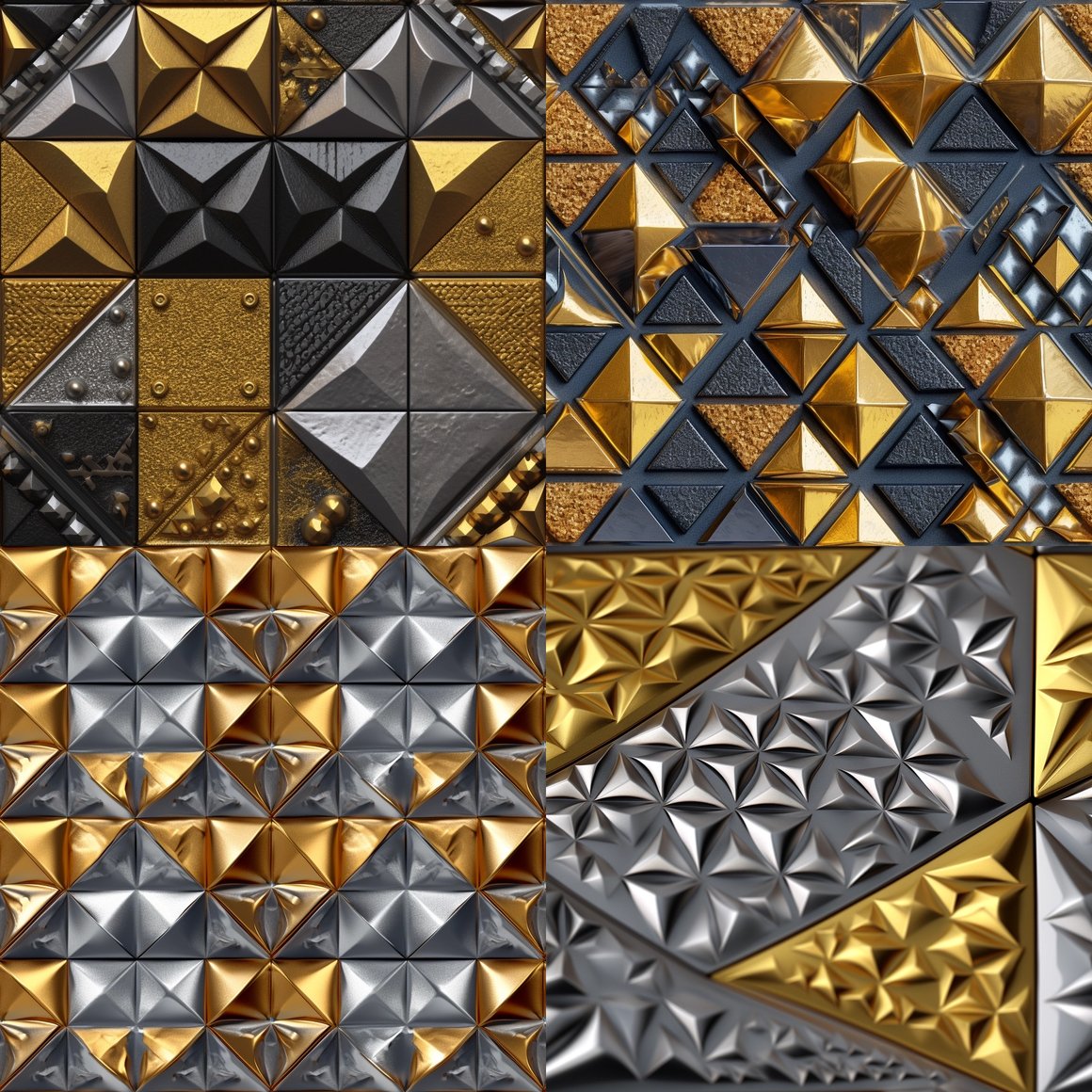 Detailed Design Blueprint for Mixed-Metal Rubber Tile