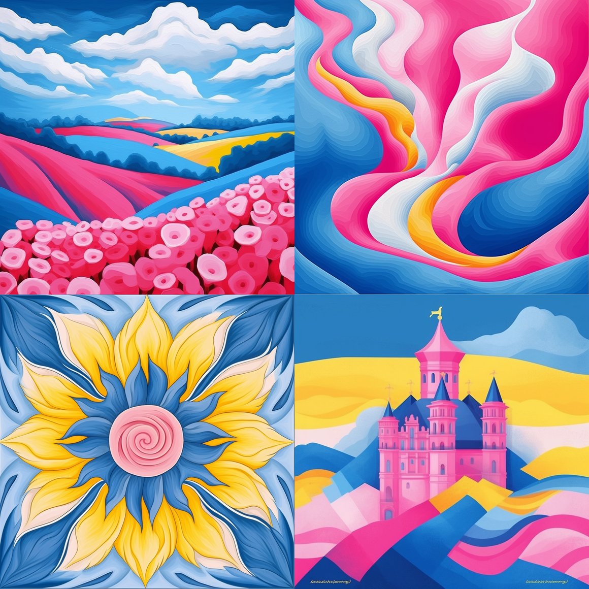 Artistic Fusion: Ukraine Meets O'Keeffe