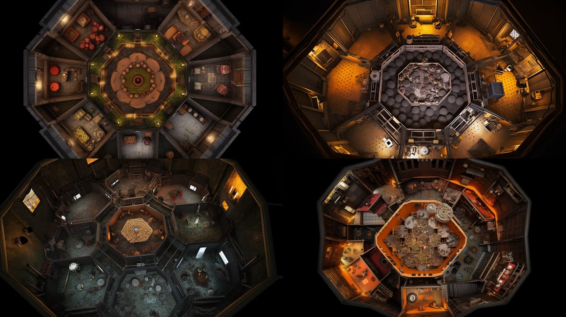 Hazardous Honeycomb: A Frightful Photorealistic Journey