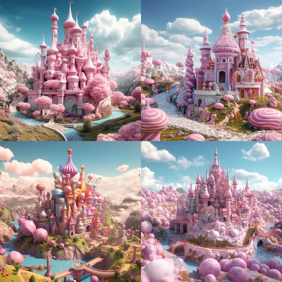 Sugar Sweet Fantasy: An Ultra HD Mid-Journey Adventure