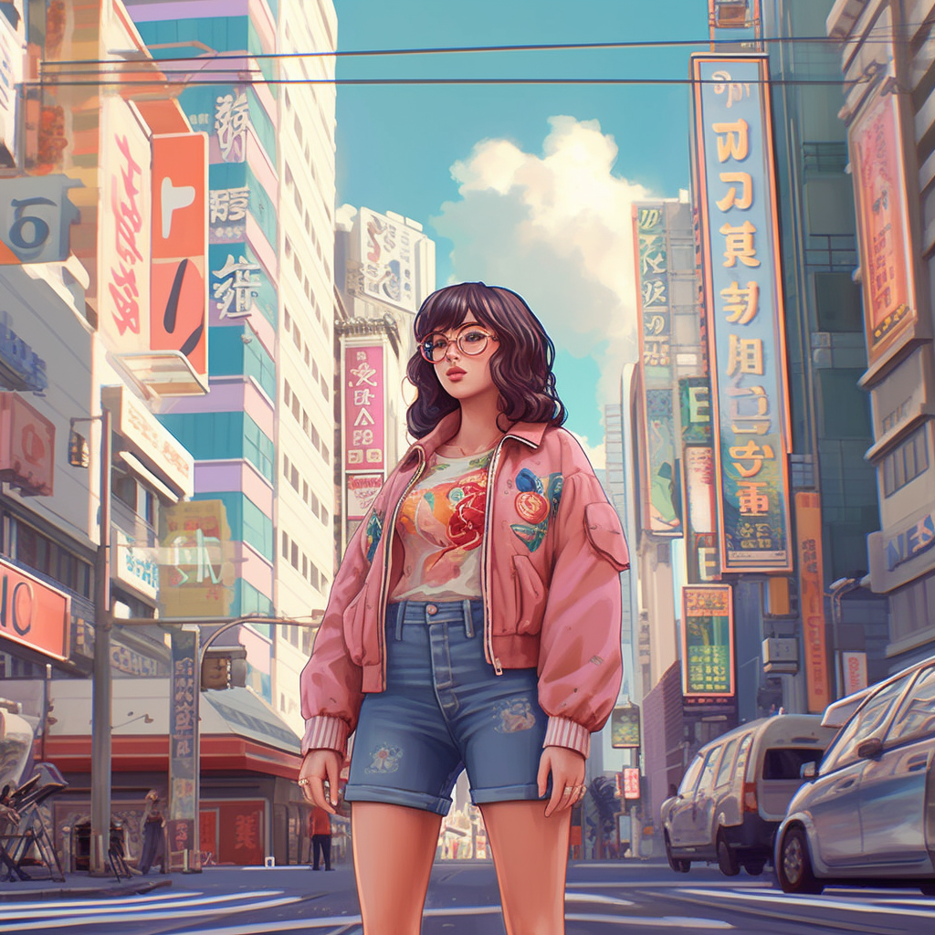 Retro Tokyo: A 3D Journey of a Curvy Girl