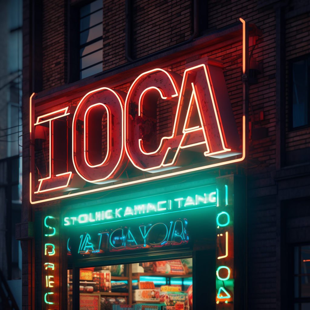 Designing the Shop Front Sign for TOCA
