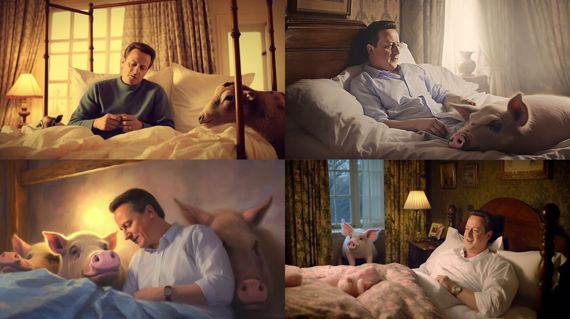 A Unique Bond Between David Cameron and a Pig
