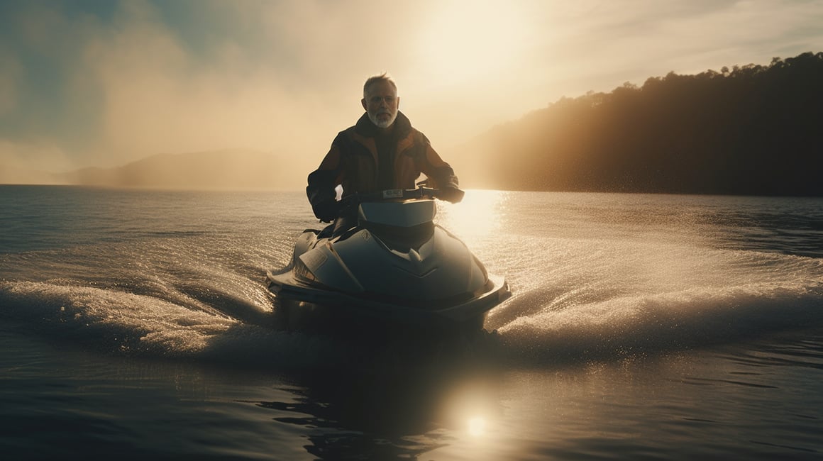 Midday Shock on Jet-ski: A P.T. Anderson Production