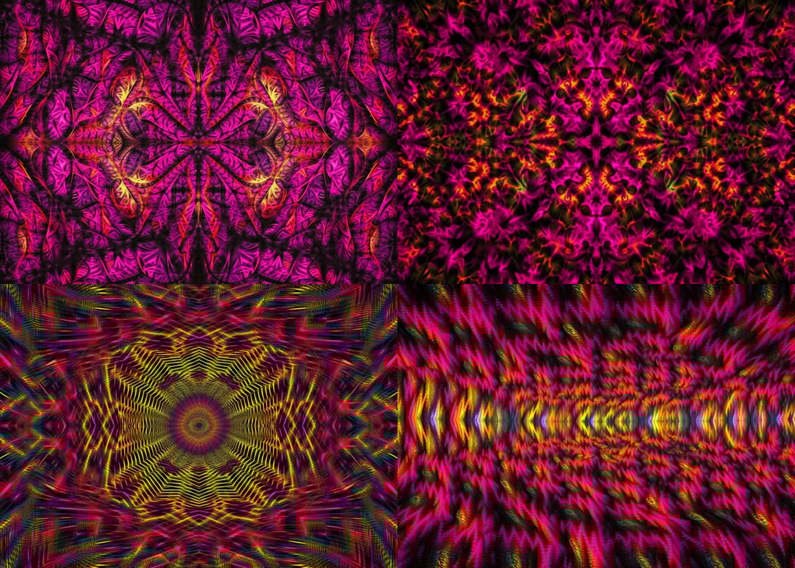 Neon Magic Eye Voyage: Mid-Journey Checkpoint V5.1