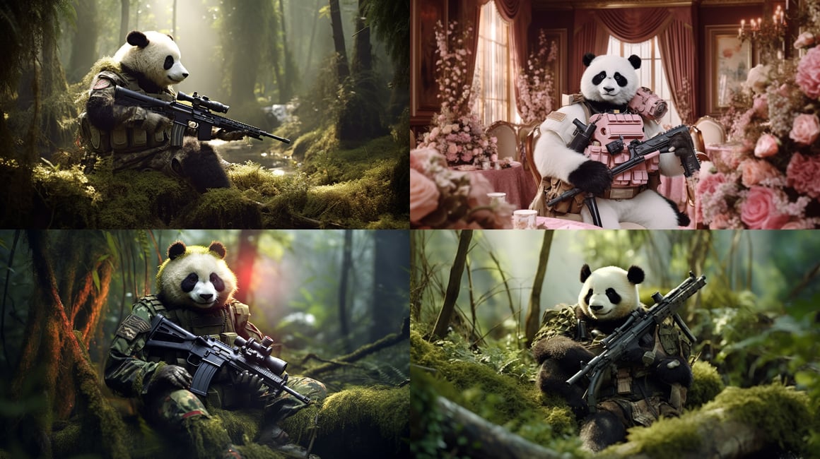 Panda Sniper: A Cinematic Experience by David LaChapelle