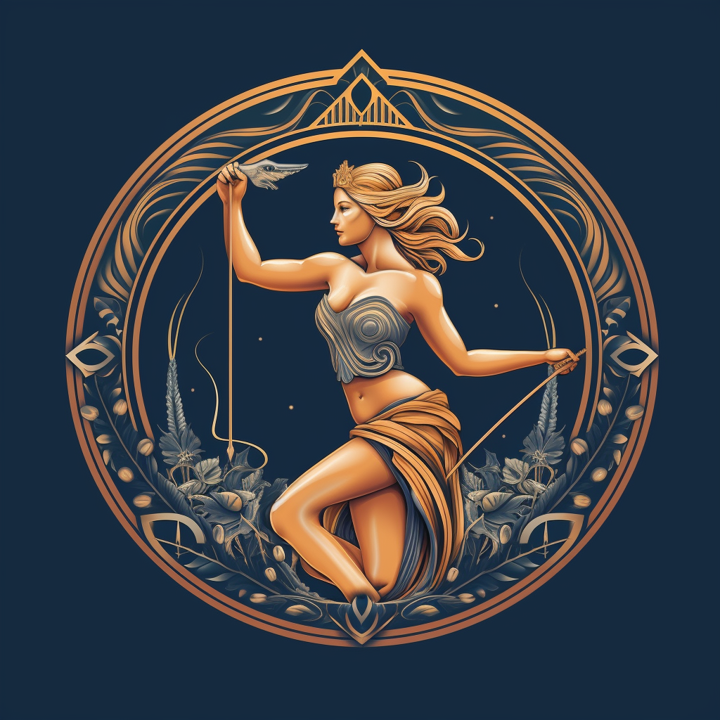 Artemis Unleashed: A Mid-Journey Logo Reflection