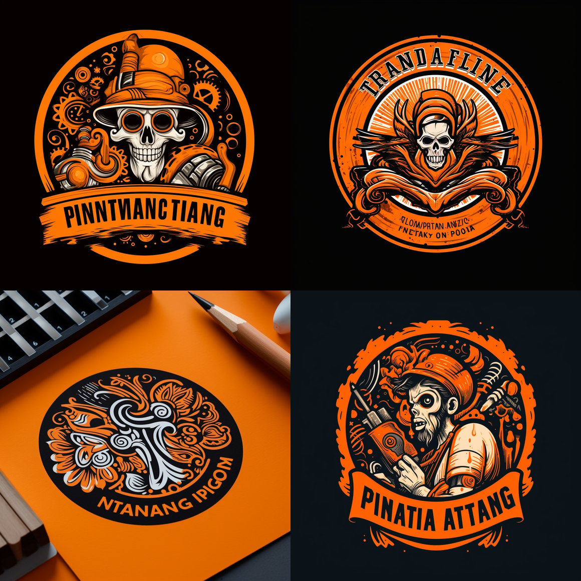 Artful Prints: Digital Printing Business Logo Concept
