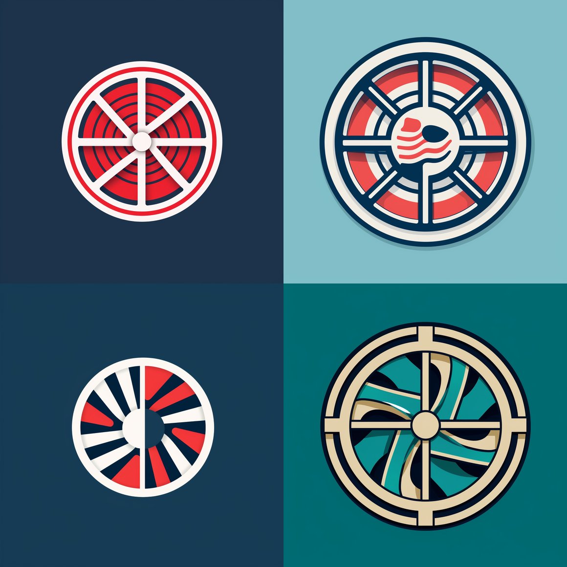 Designing the Mariner's Ventilation Fan Logo with Paul Rand Inspiration