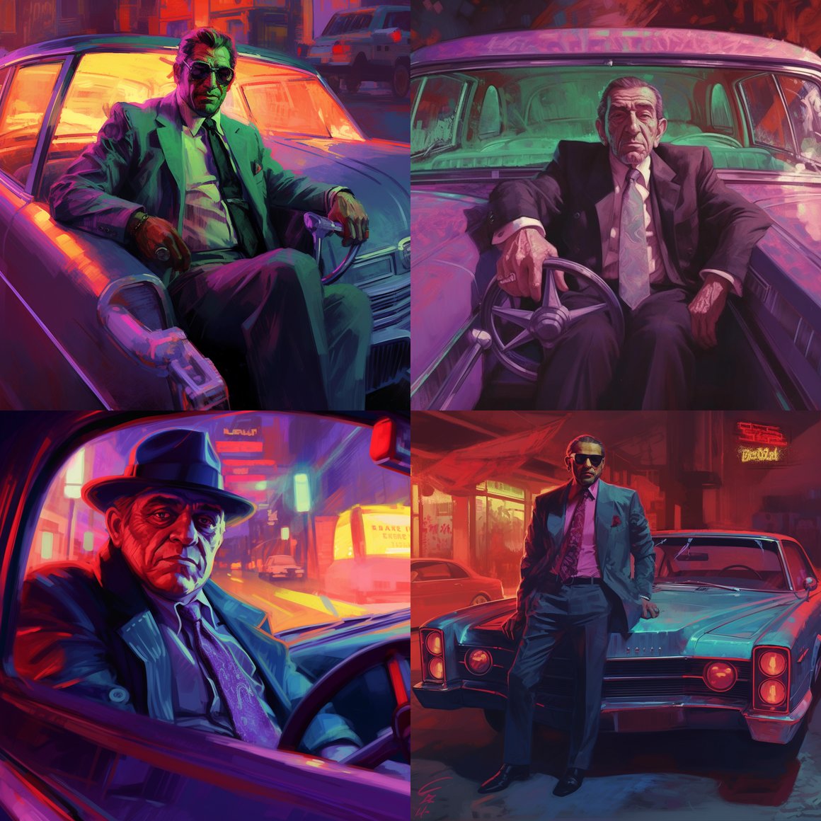 Neon Cosa Nostra: A Glitzy Rendezvous in Cadillac