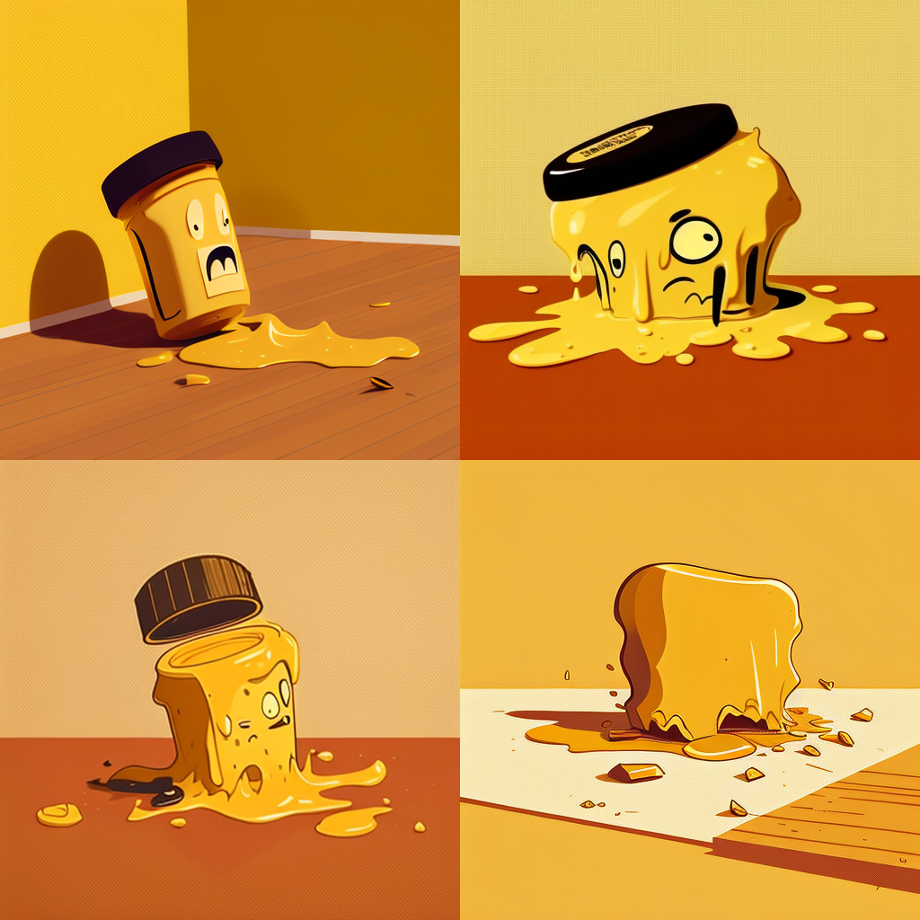 Mid-Trip Mayhem: Peanut Butter Spills and Cartoon Capers