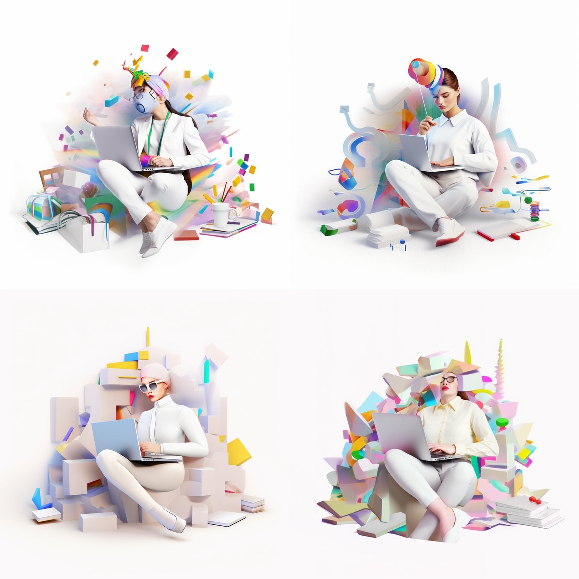 A Vibrant Illustration of a Woman's Potential