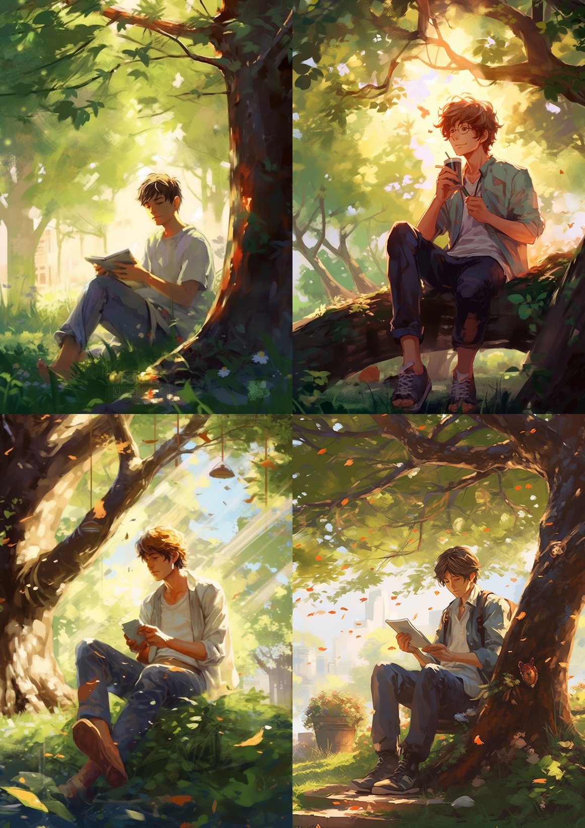 Restful Zen: An Animated Mid-Journey Respite