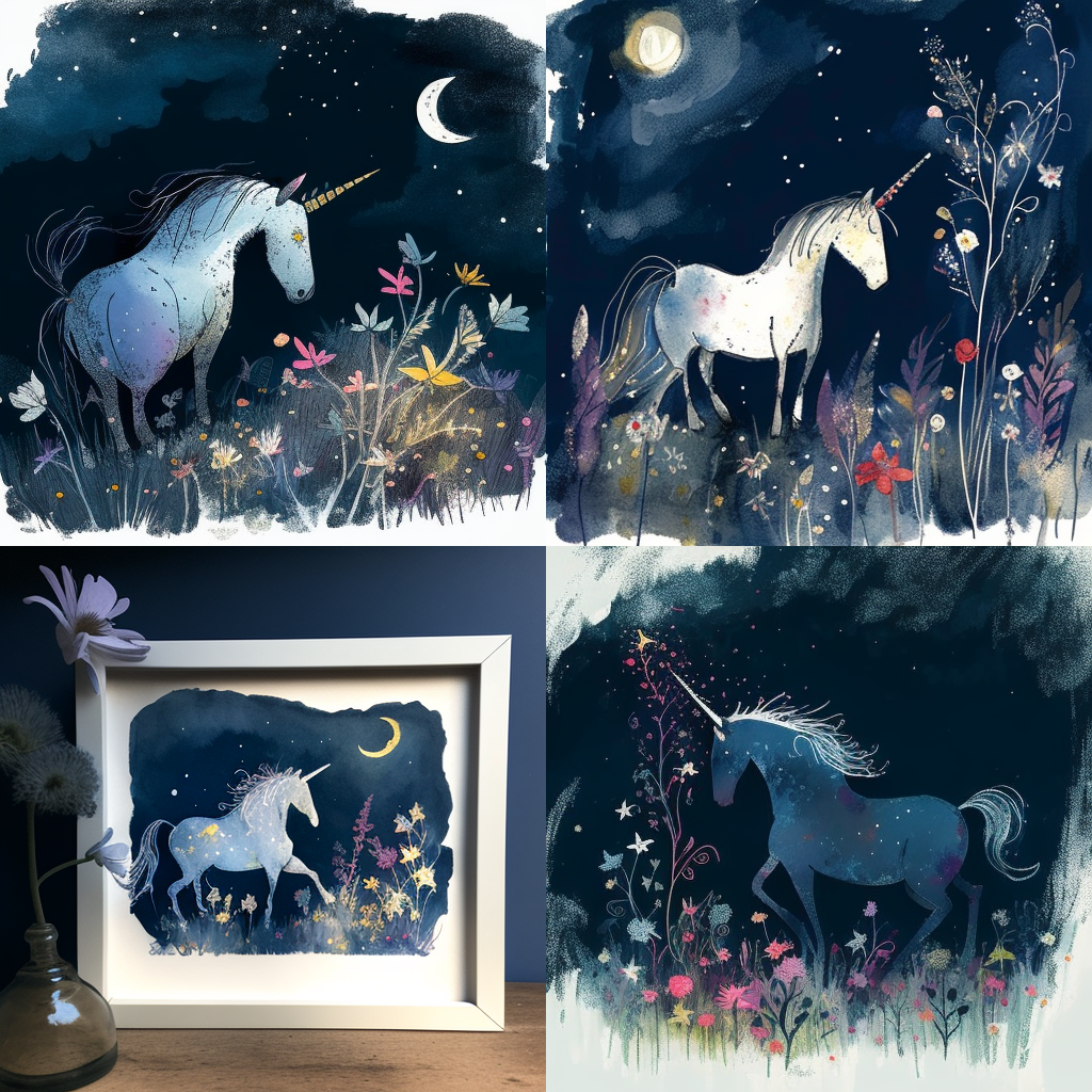 A Unicorn's Frolic in Quentin Blake's Artistry