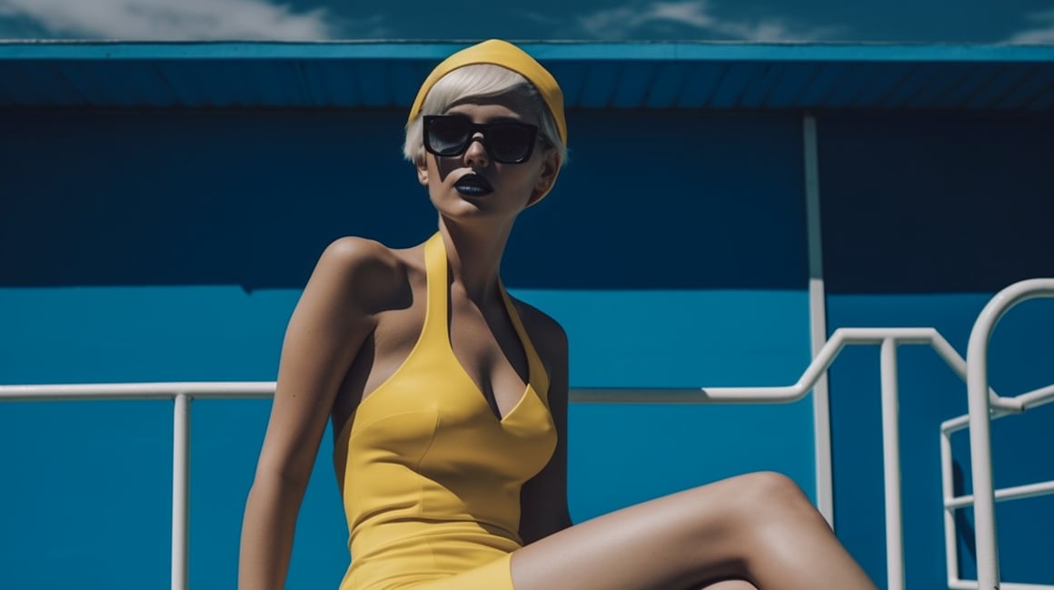 Cinematic Realism in Women's Swimwear Photography