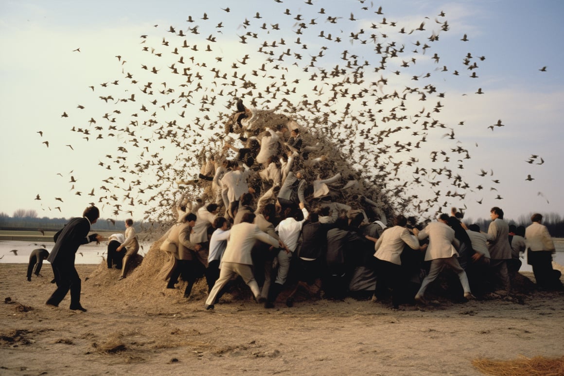 Retro Reverie: A Surreal Voyage Through Time and Perception