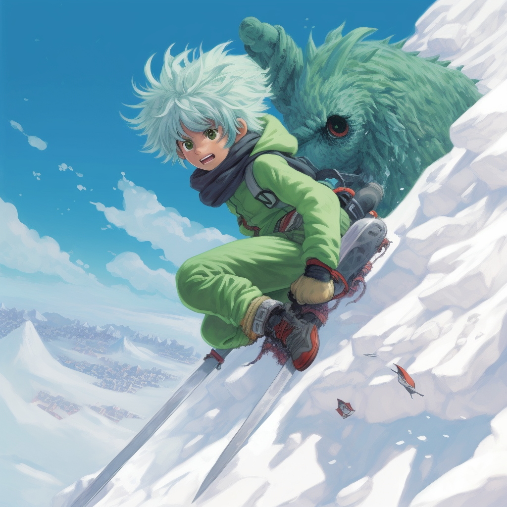 Chilled Escape: An Icy Anime Adventure