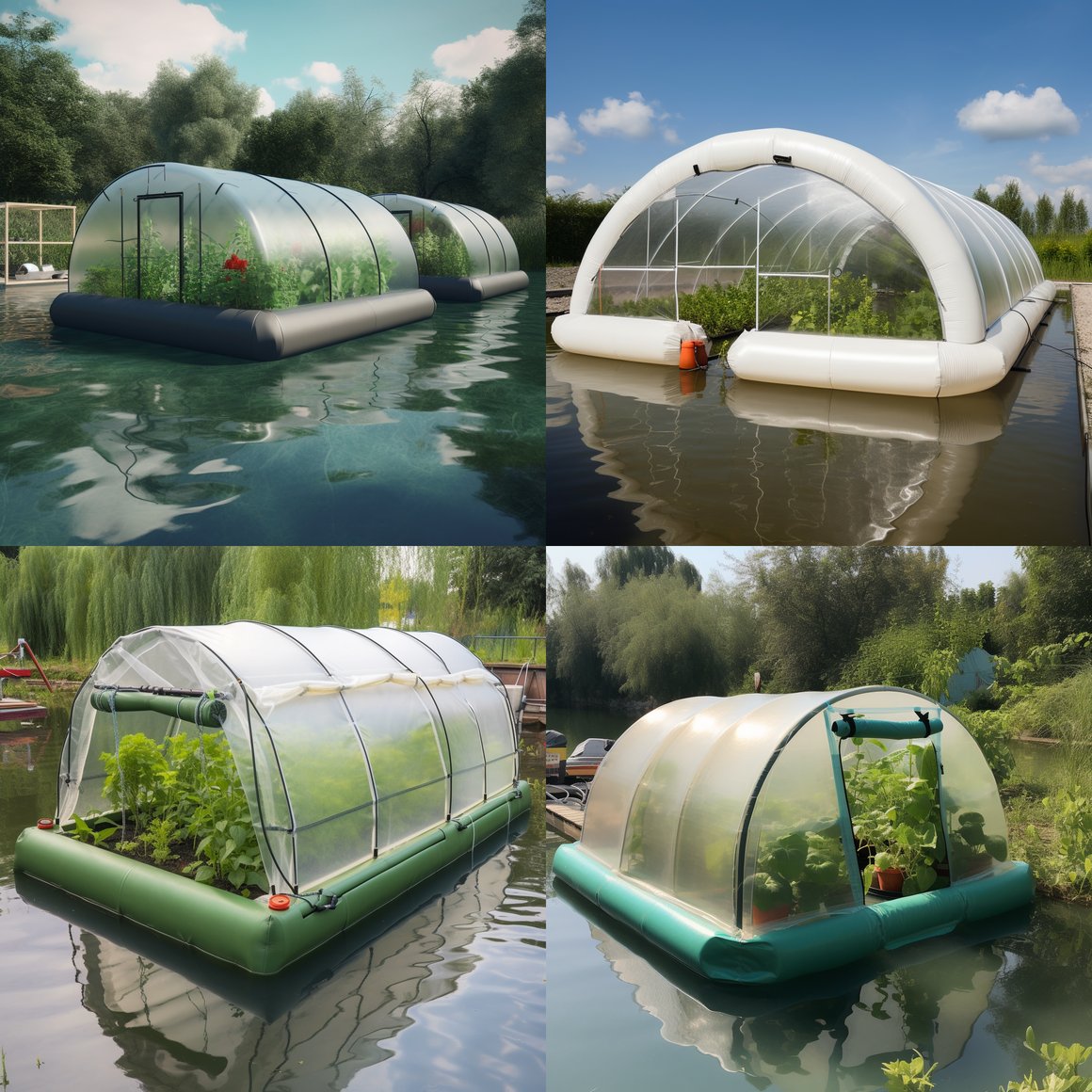 Floating Greenhouse Version 5: Anti-Flood Innovation