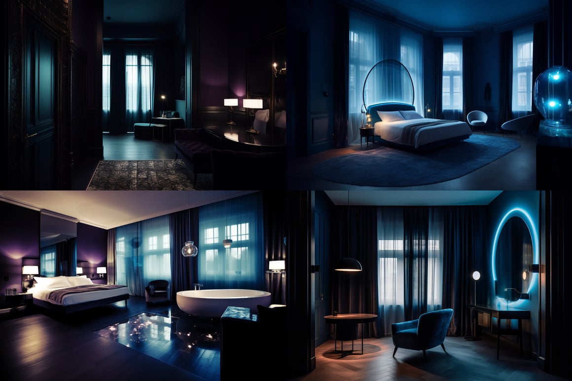 Art Deco Hotel Suite: An Ambient Experience