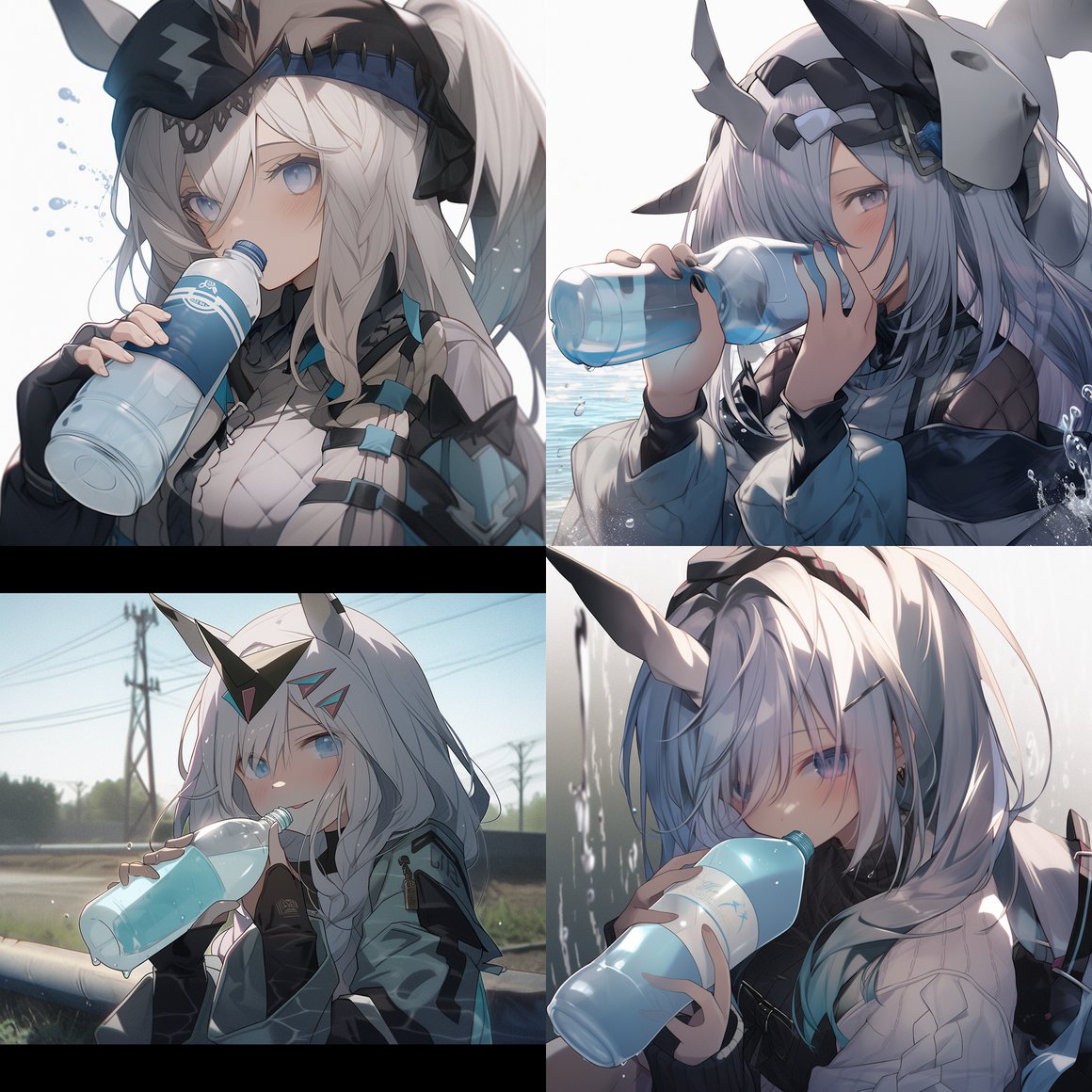 A Unicorncore Anime Art