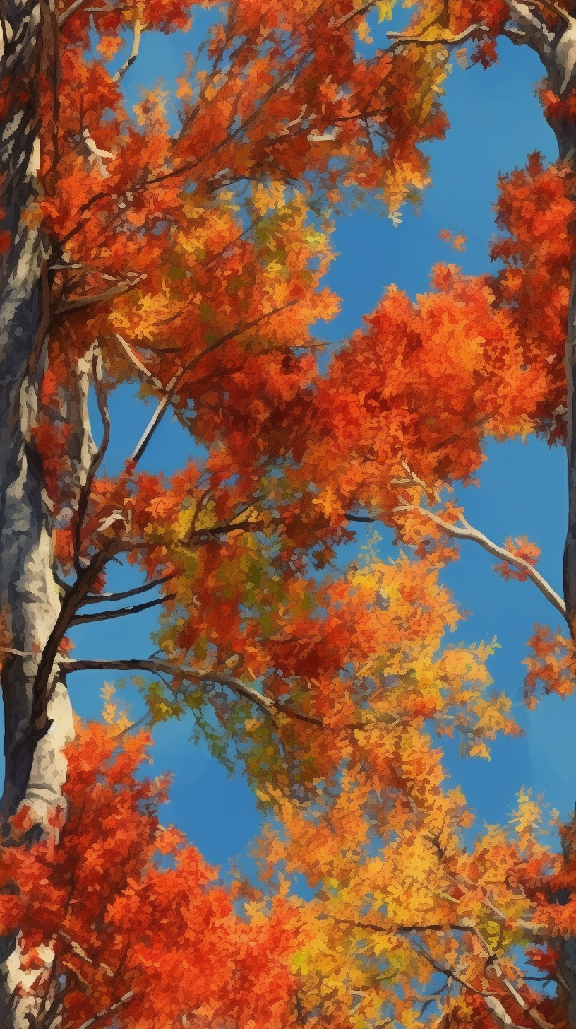 Detailed Mid-Journey Capture of a Lone Tree