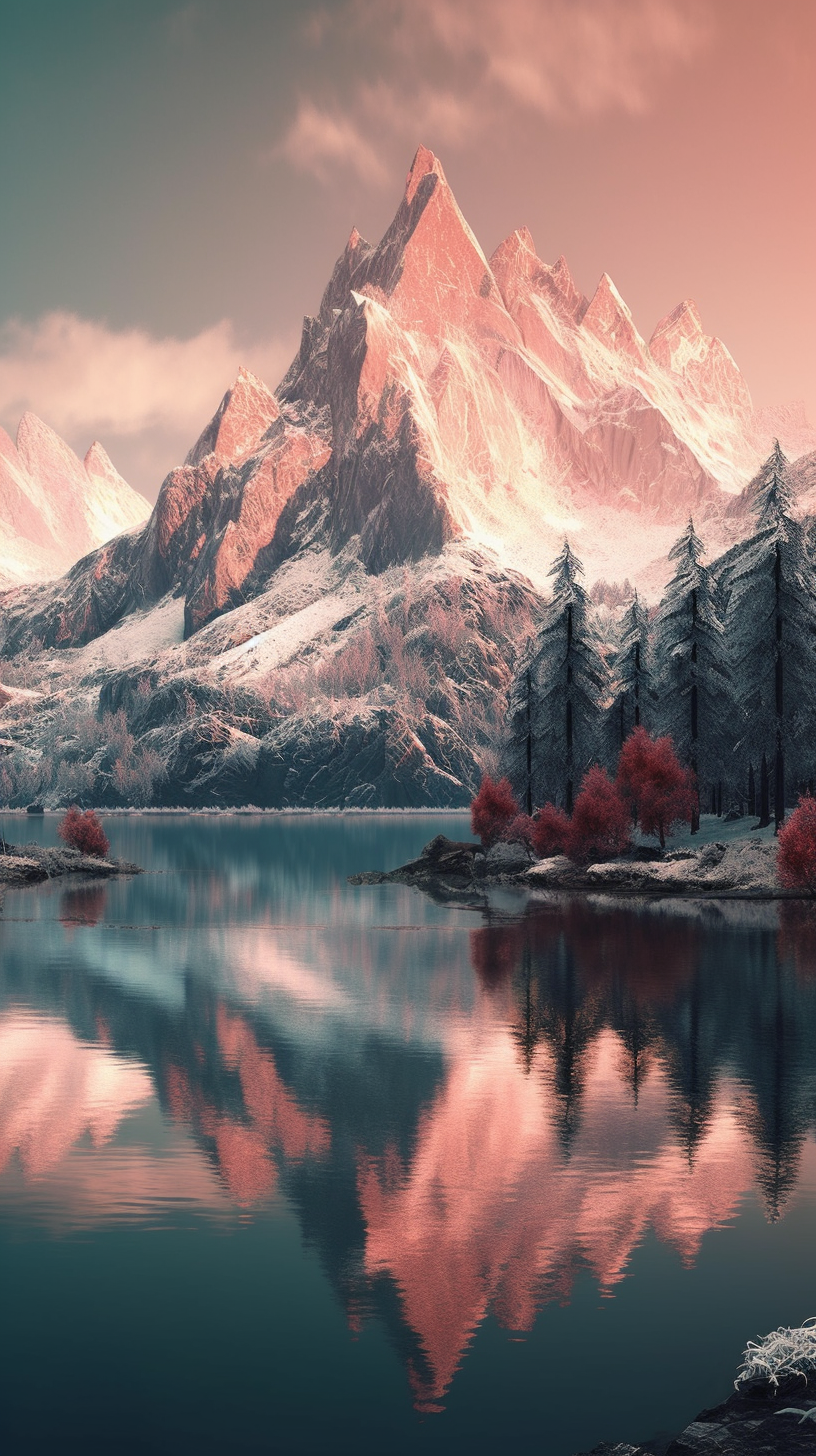 Cinematic Journey Through Hyperrealistic Virtual Reality Landscape