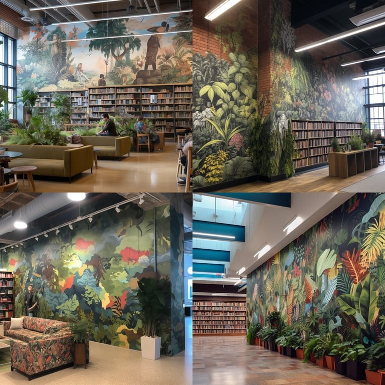 Exploring the Camouflage Painted Modern Library Prompt | NeoPrompt