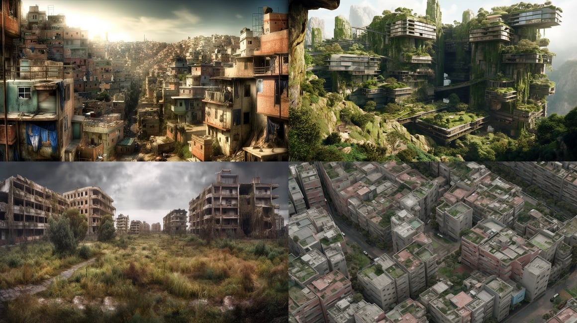 The Dystopian Monument of Property Inequality Prompt | NeoPrompt