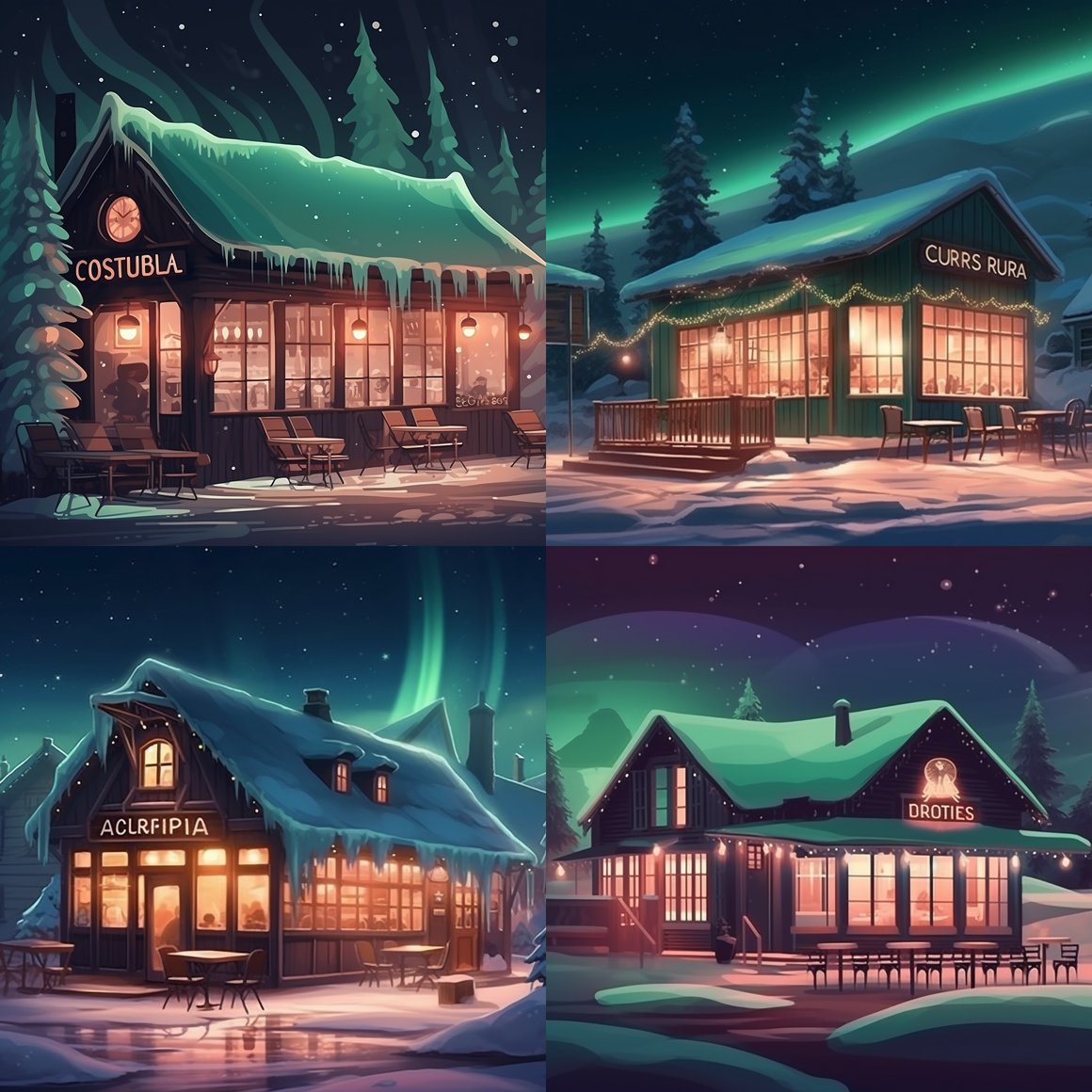 Christmas Coffee Shop Stop, Version 5 - Chapter 750