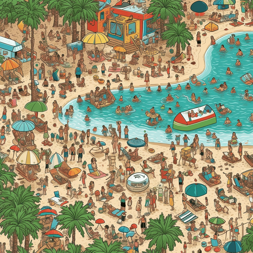 Tropical Getaway: A Summer Word Search Adventure for Adults