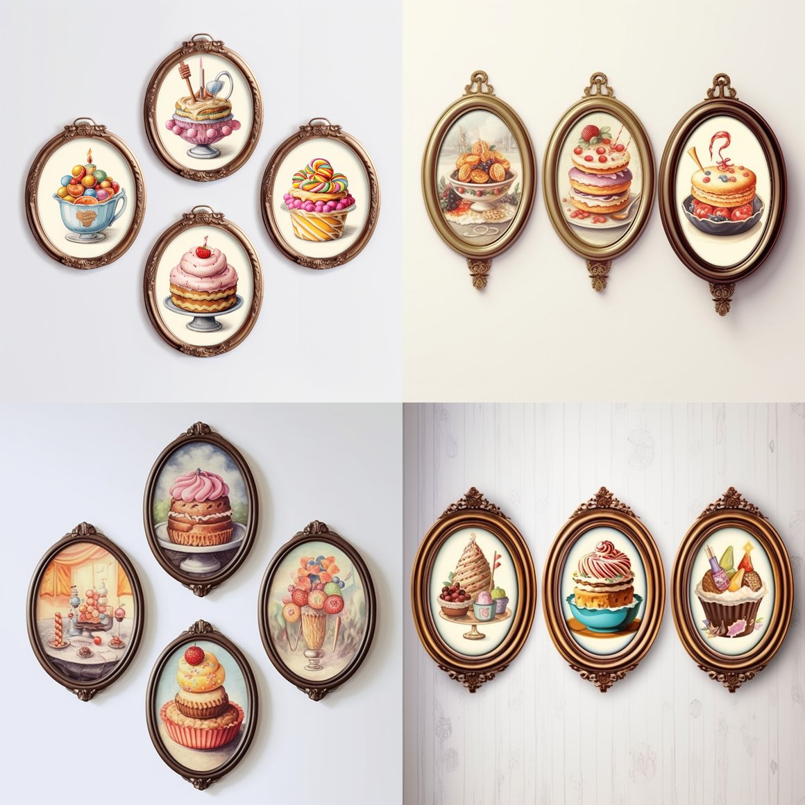 Retro Sweets Art Galore