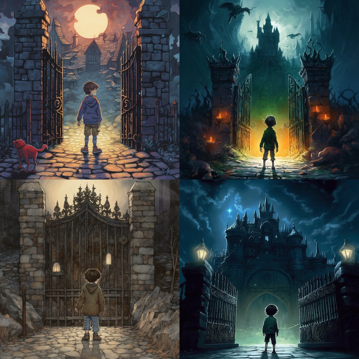 Arrival at the Haunted Castle