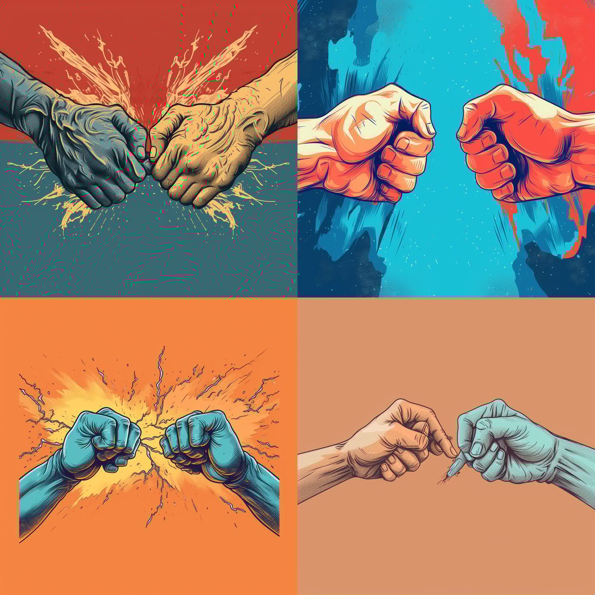 Clashing Worlds: A Collision of Artistic Styles