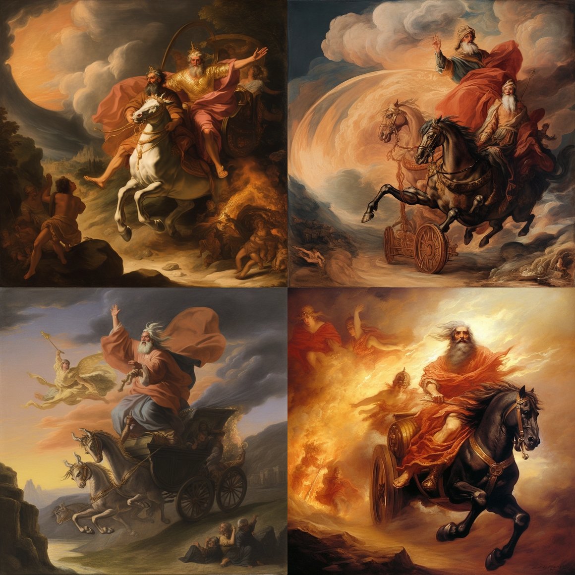 The Fiery Ascension of Prophet Elijah: Elisha's Witness Prompt | NeoPrompt