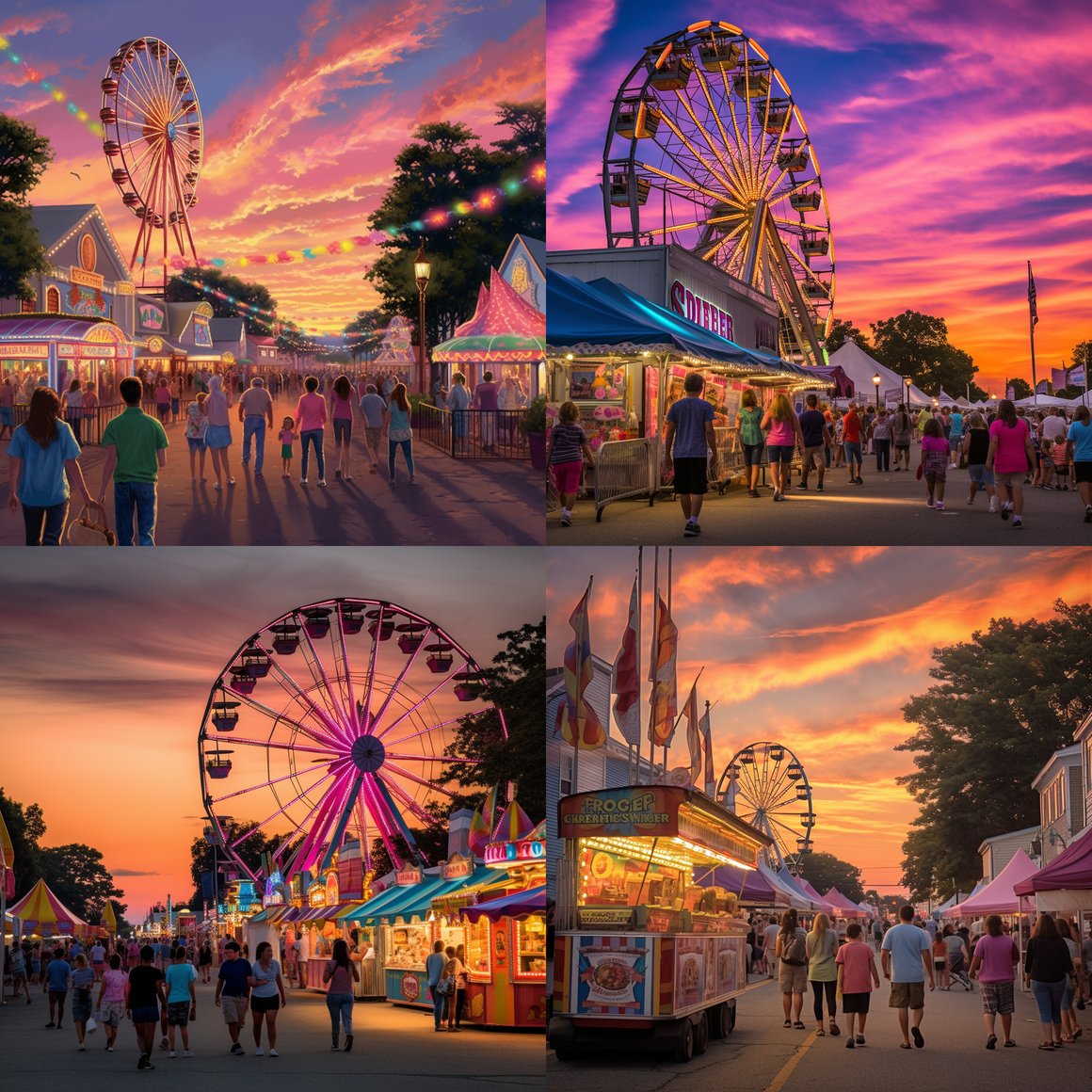 Summer Carnival Delight: A New England Spectacle