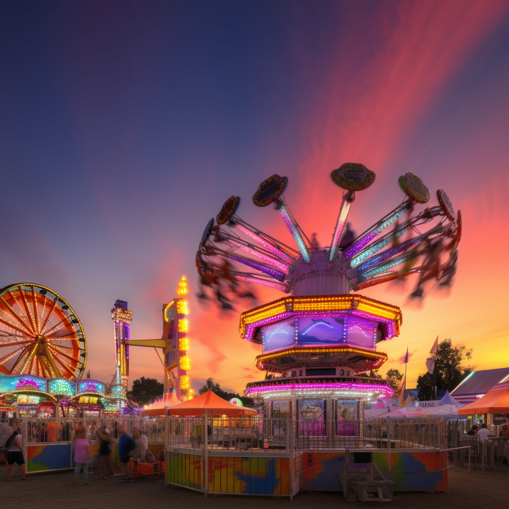 Summer Evening at a New England Carnival