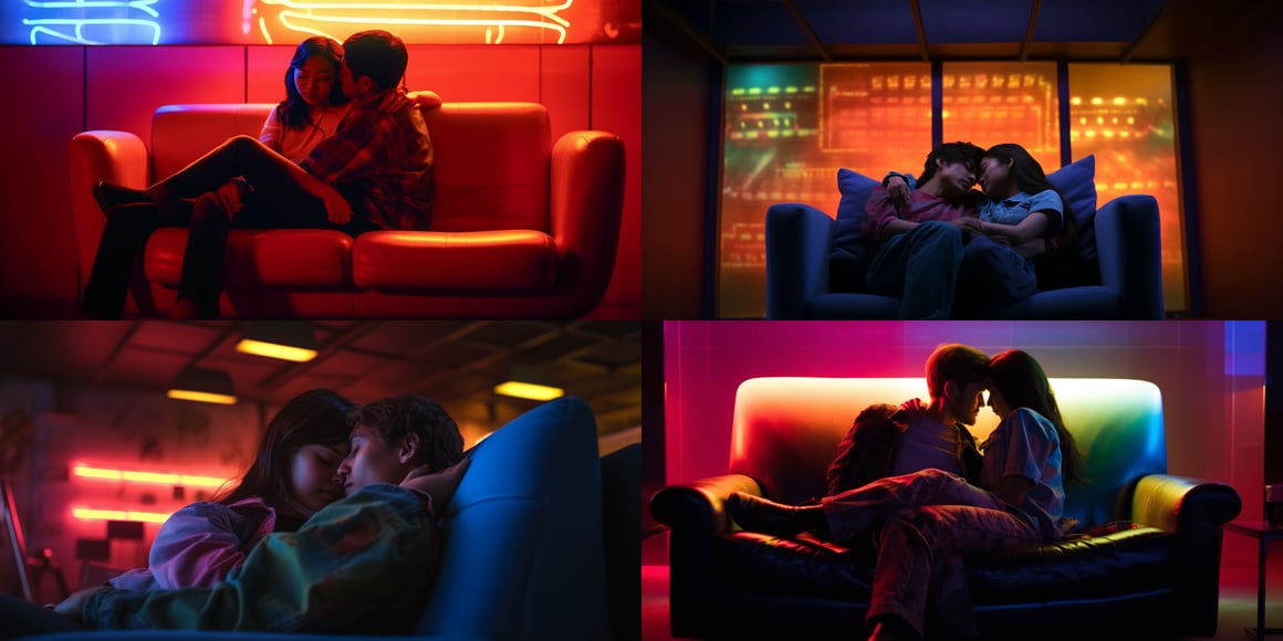 Neon Love: A Cinematic Interlude