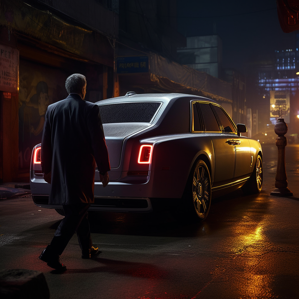 Midnight Elegance: A Nighttime Journey in the City