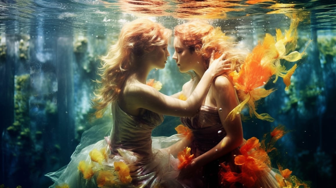 A Tale of Forbidden Love Captured Through Vivid Fashion Photography