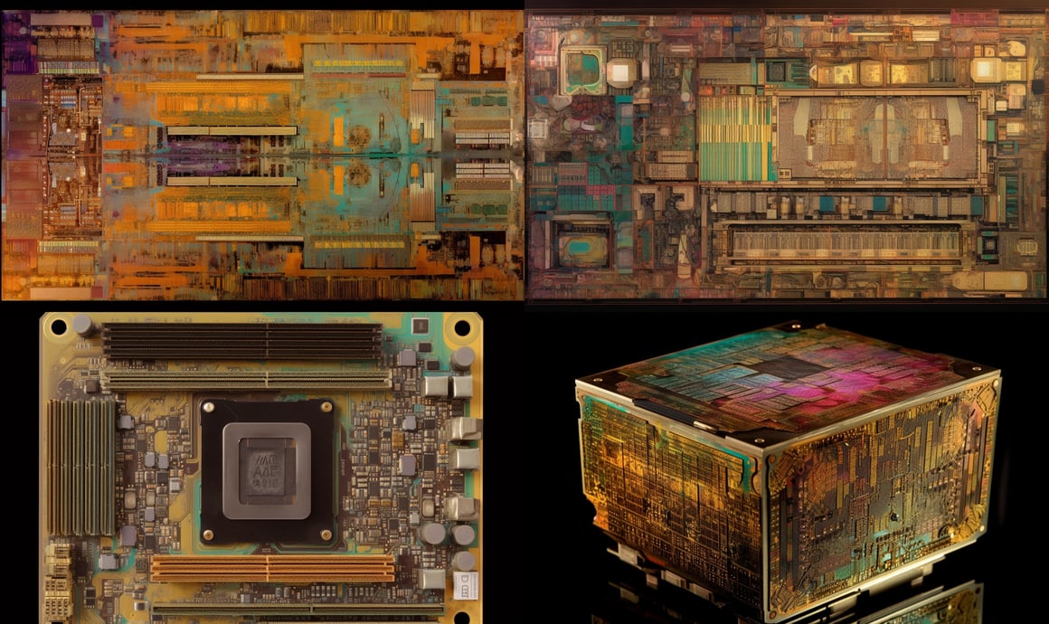 The Striking Mid-Journey of an AMD Processor's Expedition Prompt ...