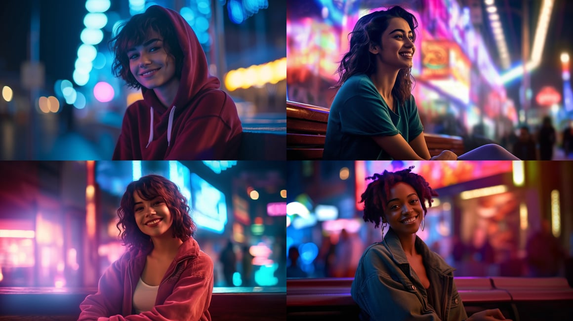 Neon Nightlife: Mid-journey Metropolitan Break