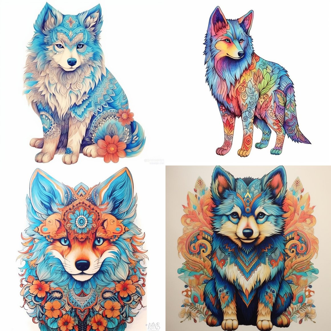 Halfway to Pomsky: A Tamara Phillips Inspired Art Journey