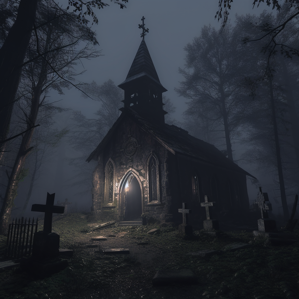 Haunted Sanctuary: A Midnight Voyage in 8K