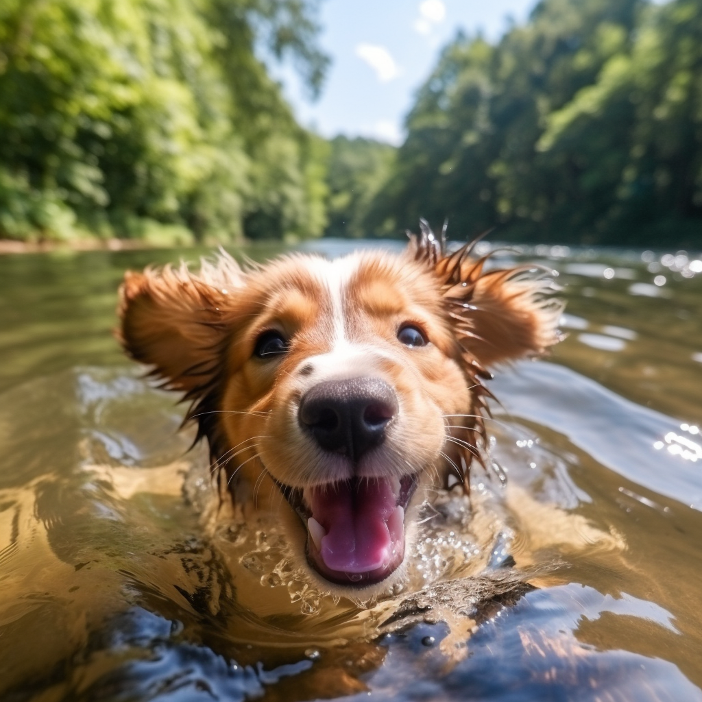 Summer Swim: Puppy's Riverside Adventure