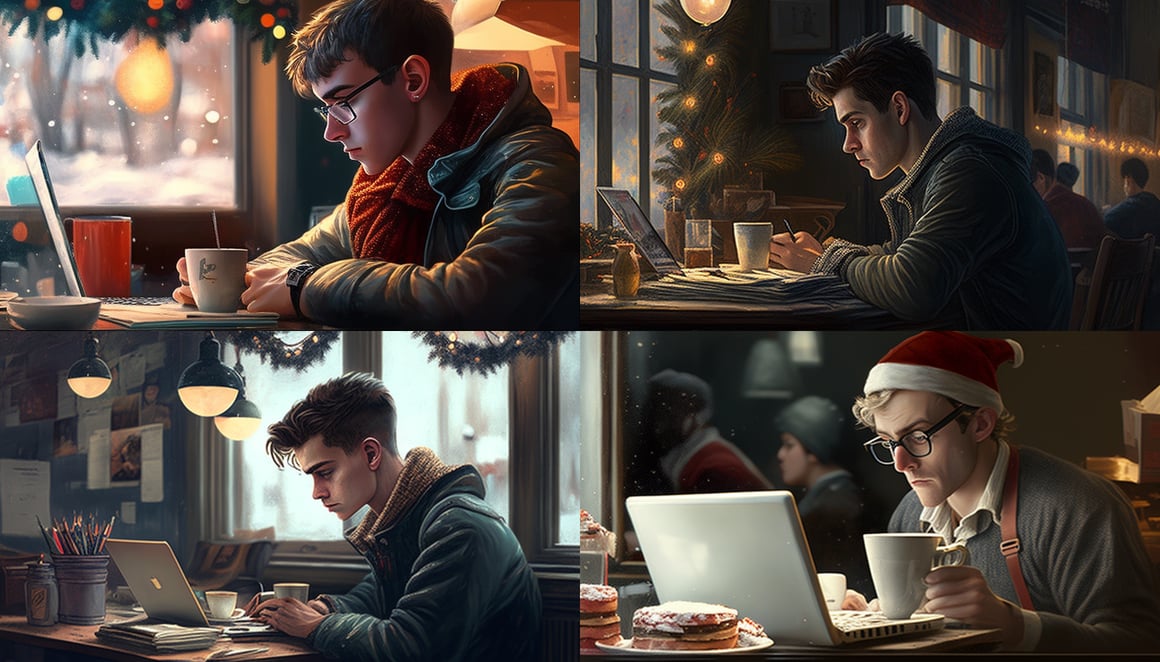 Christmas Eve Awakening: A Workaholic's Pause