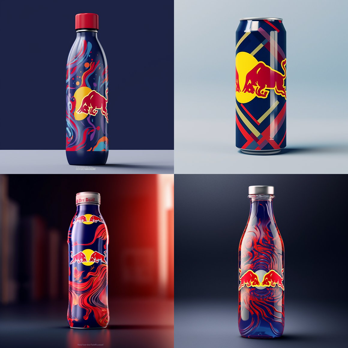 Designing the Youthful and Energizing Redbull PET Bottle