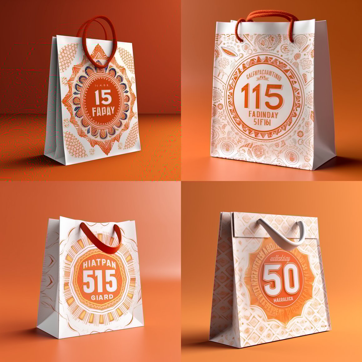 Retro 15th Anniversary Paper Bag Journey