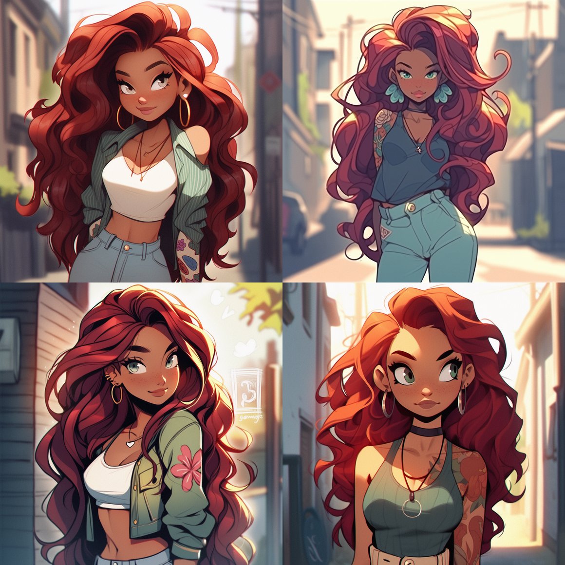 Captivating Goddess: A Hyper-Realistic Cartoon Illustration Prompt ...