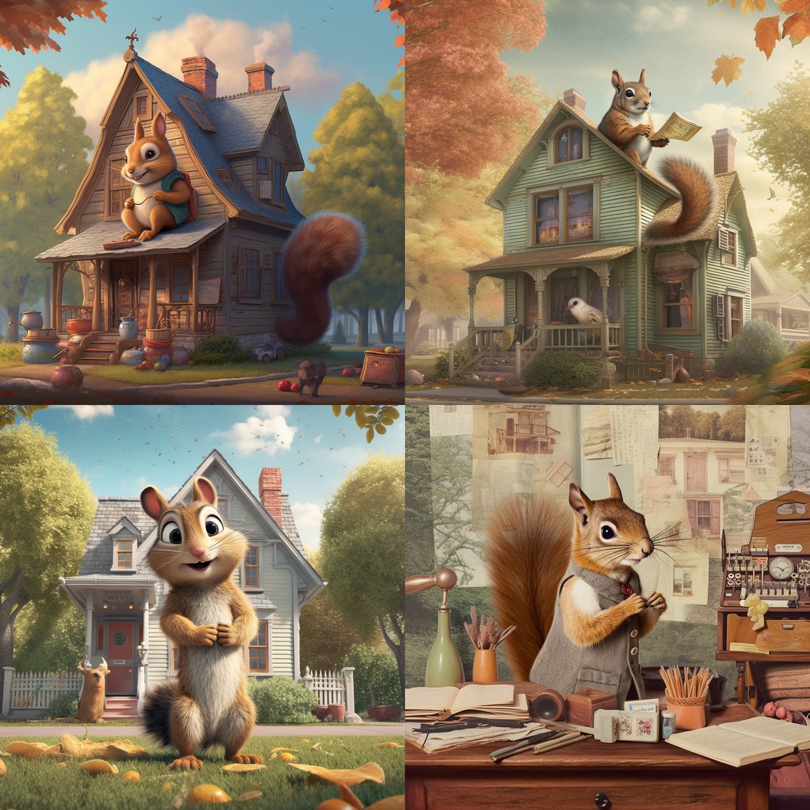 Suburban Squirrel: A Motherly Mentor's Tale